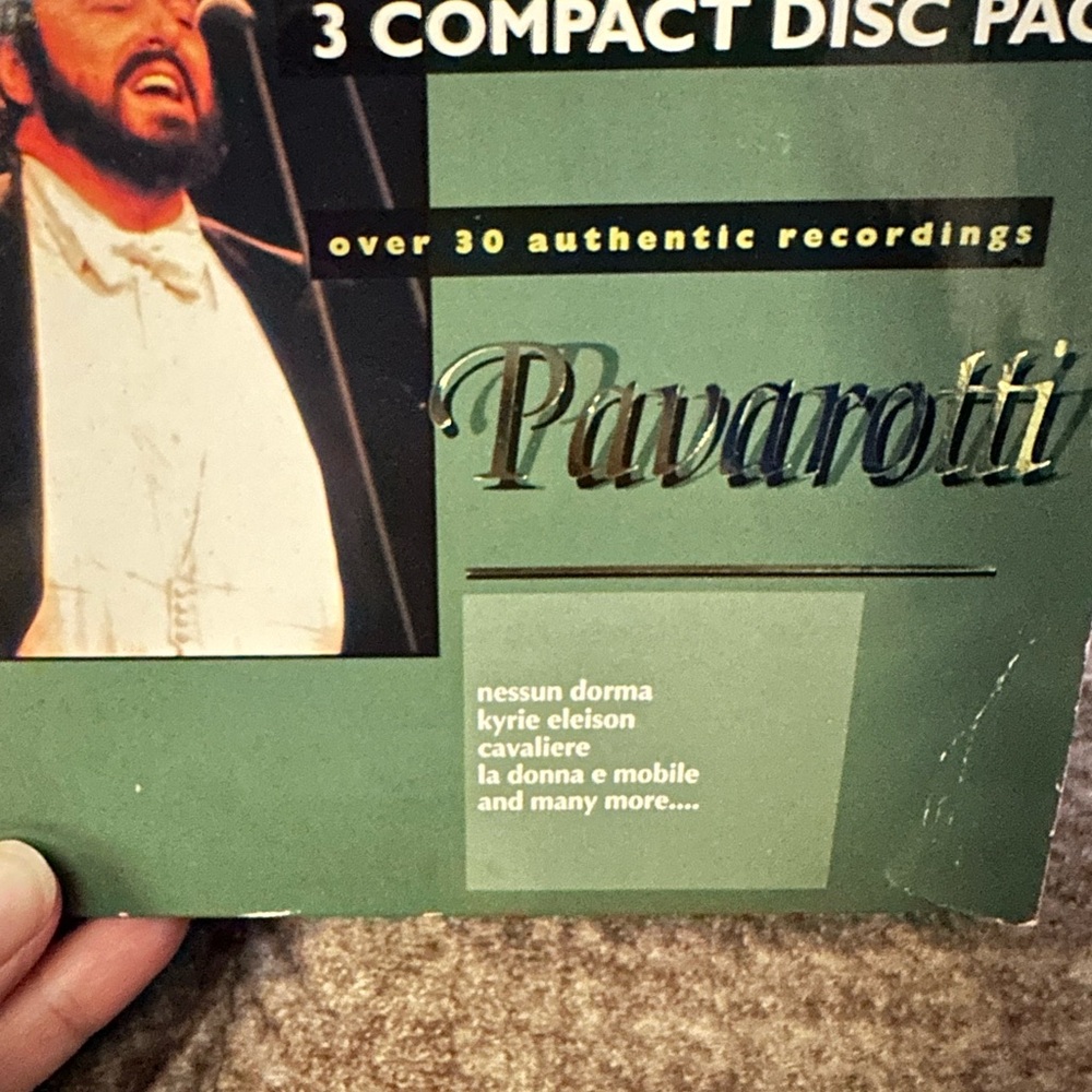 Pavarotti 3 Compact Disc Pack - Green